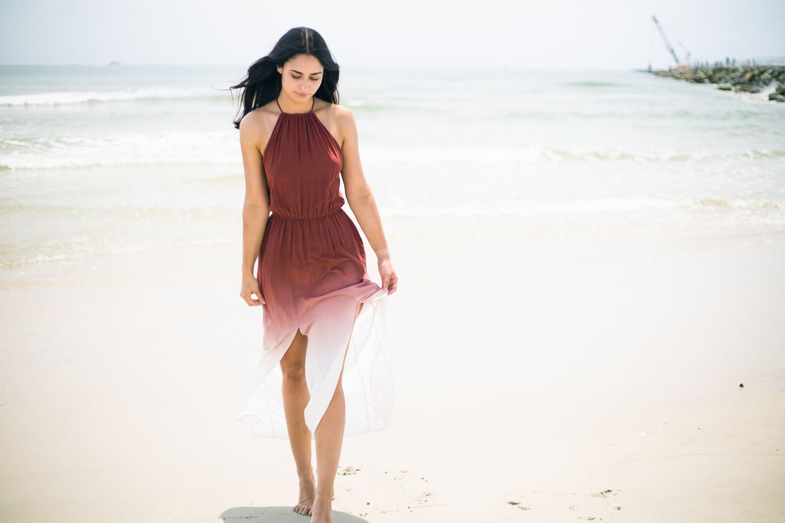 Chiffon evening maxi gowns exporter India