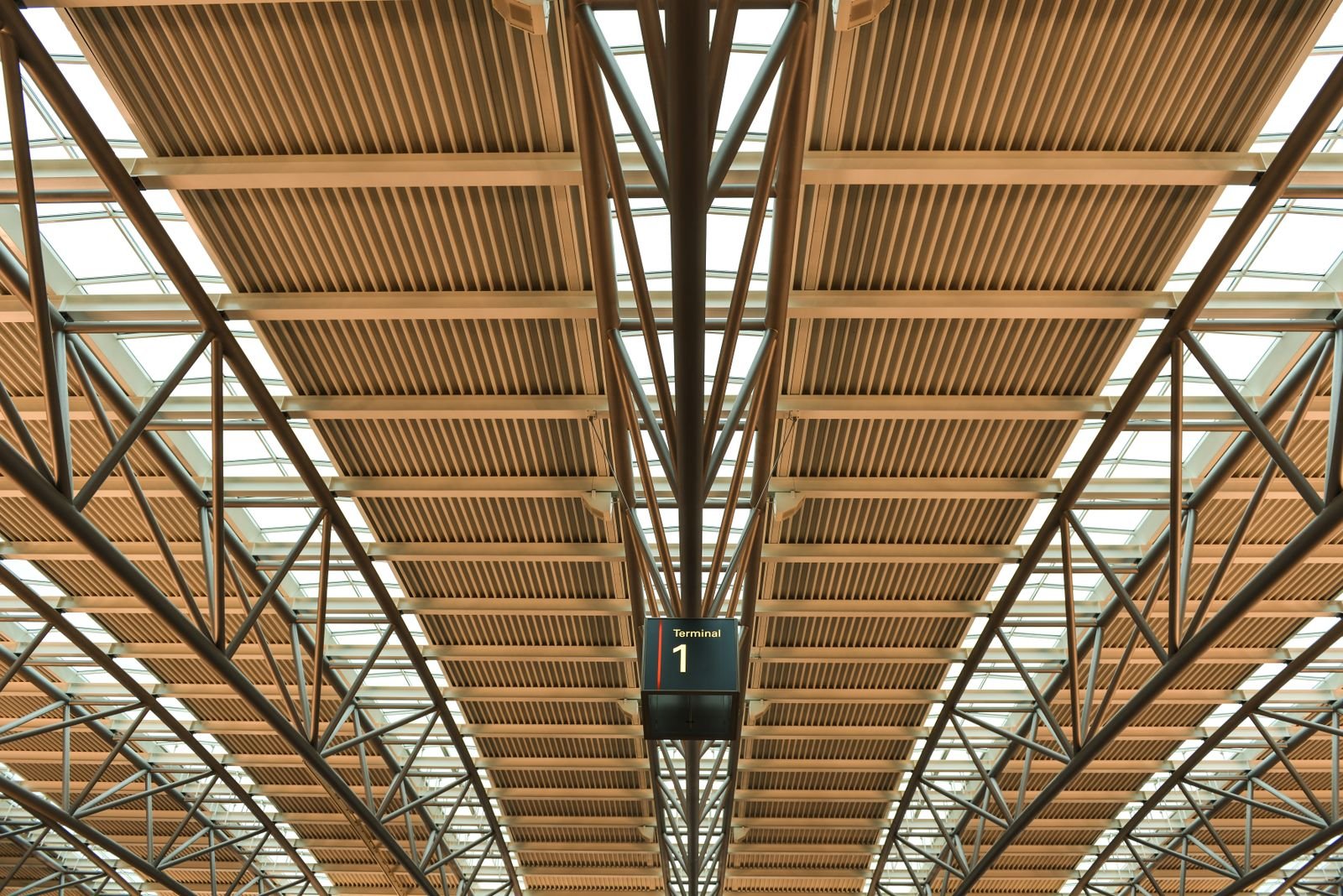 Airport terminal interior architecture