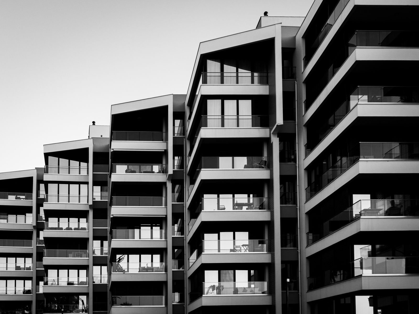 3D elevation and facade design for apartments