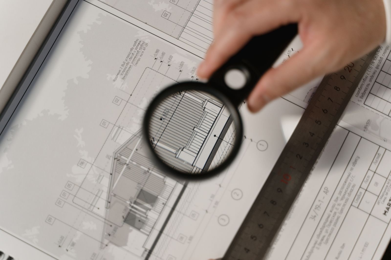 Quality control and material testing at construction site