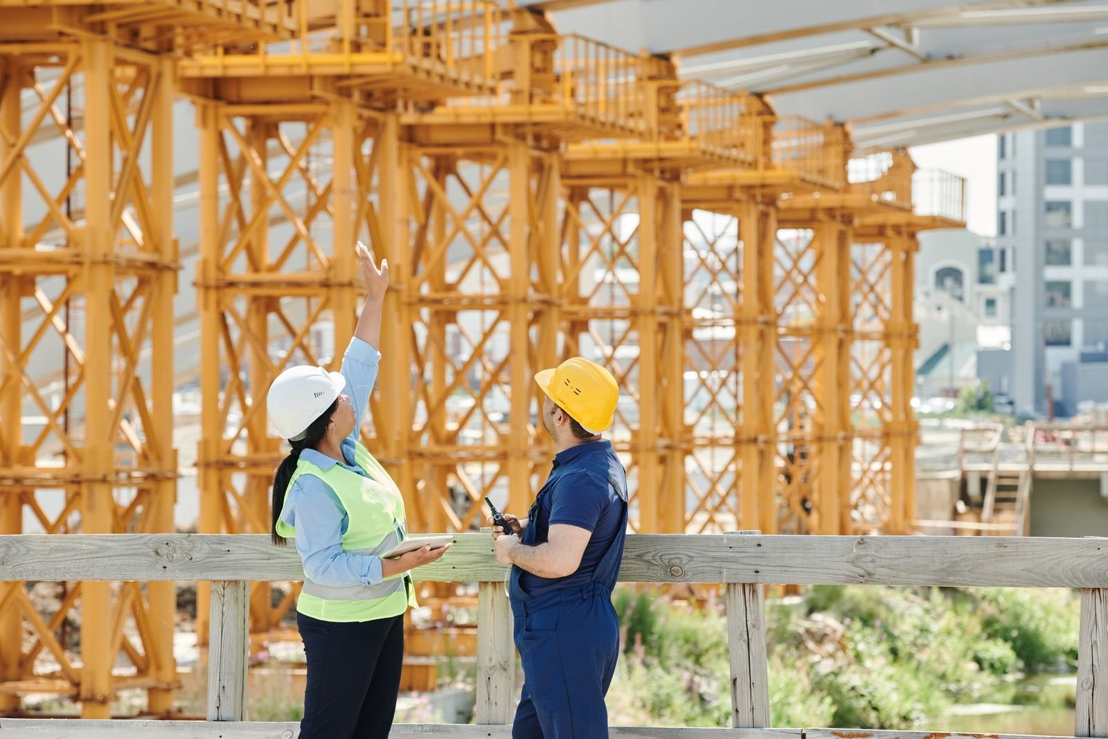 Construction safety compliance and statutory approvals