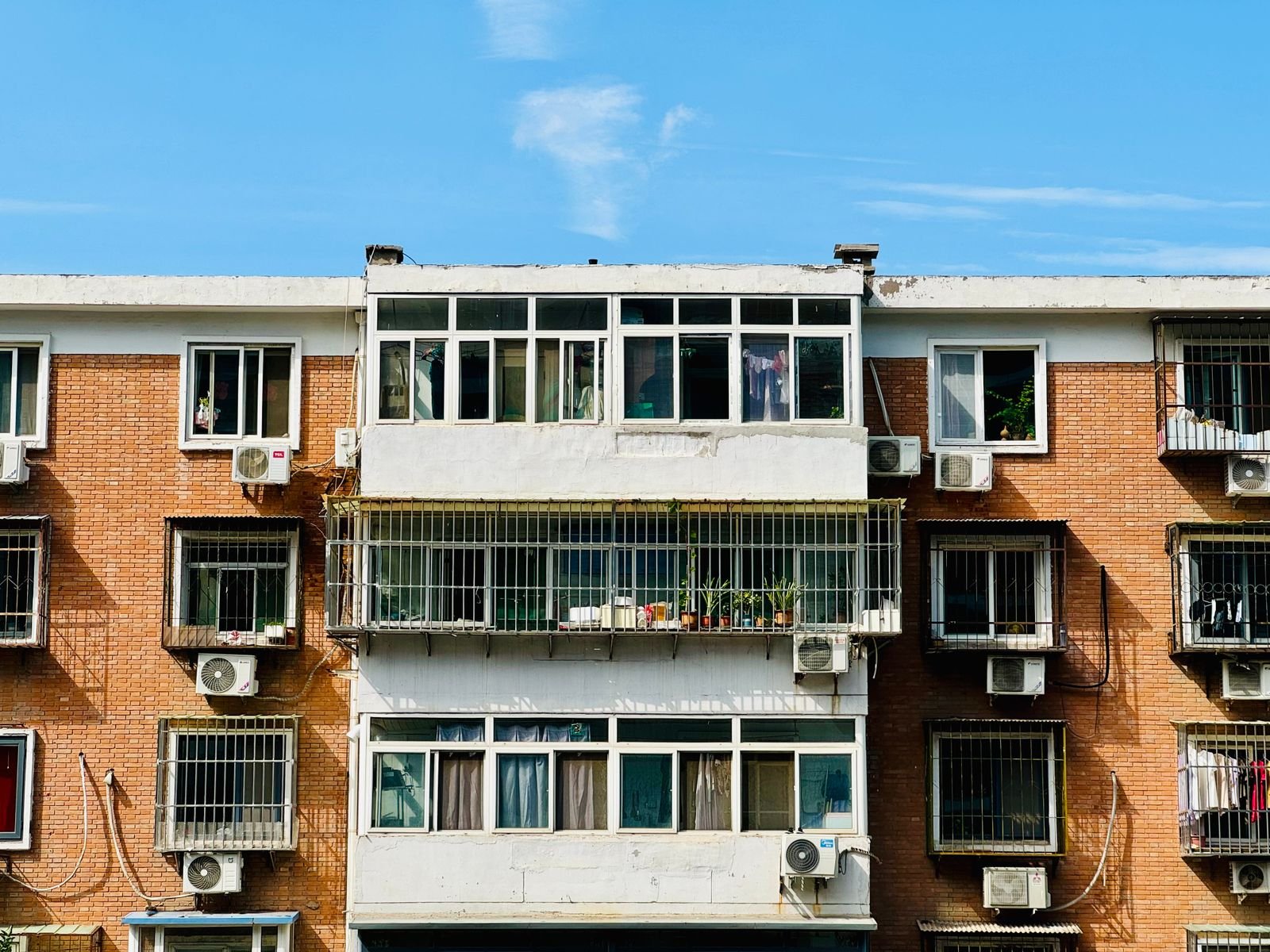 3D elevation and facade design for apartments