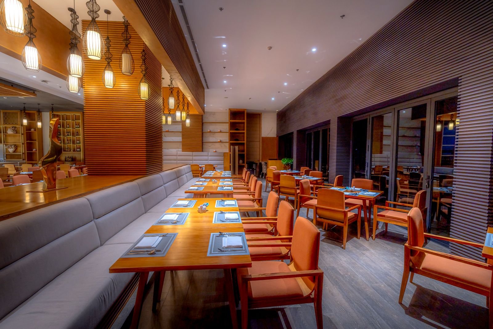 Restaurant interior architecture in Anantapuramu