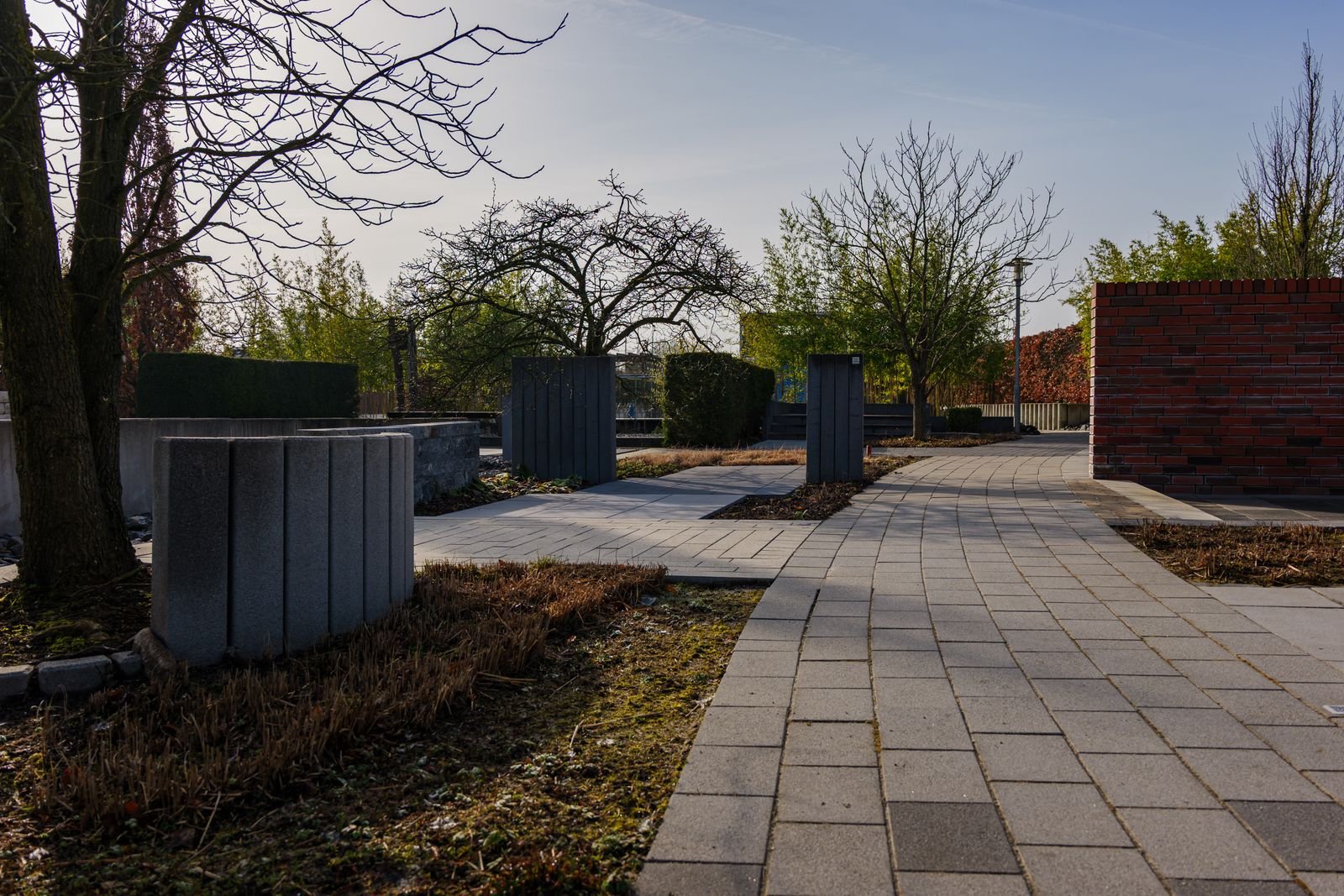 Water bodies fountains and rain garden design in Amravati