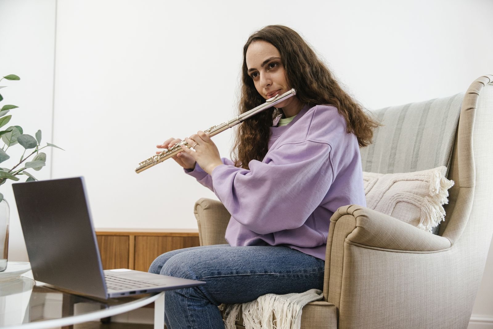 Online flute classes via Zoom and Google Meet