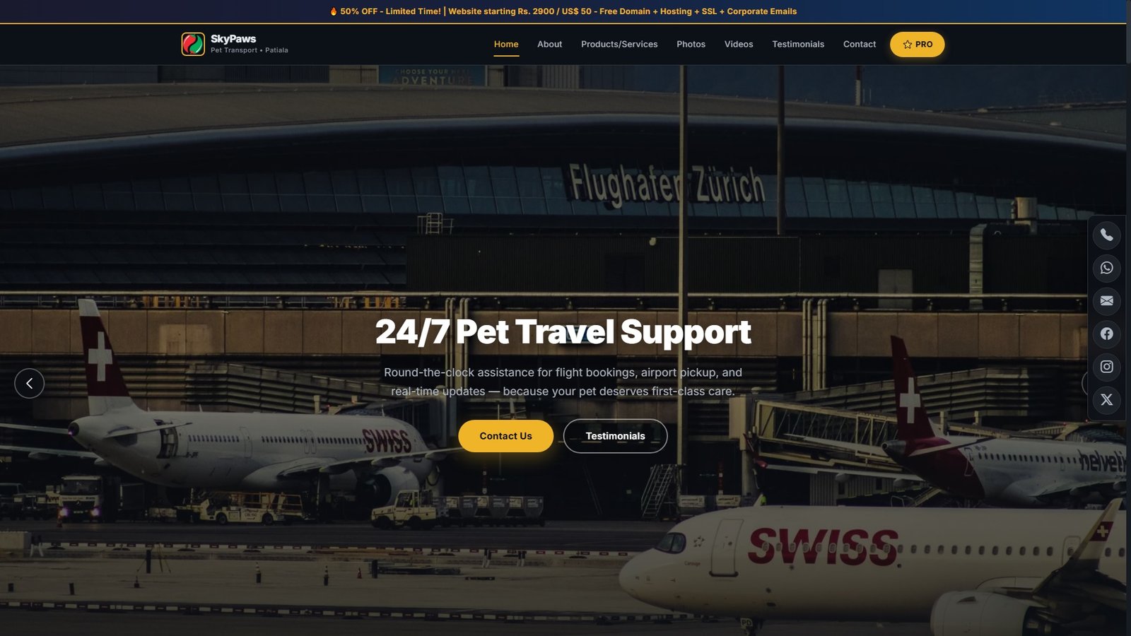 Airport Pet Transportation