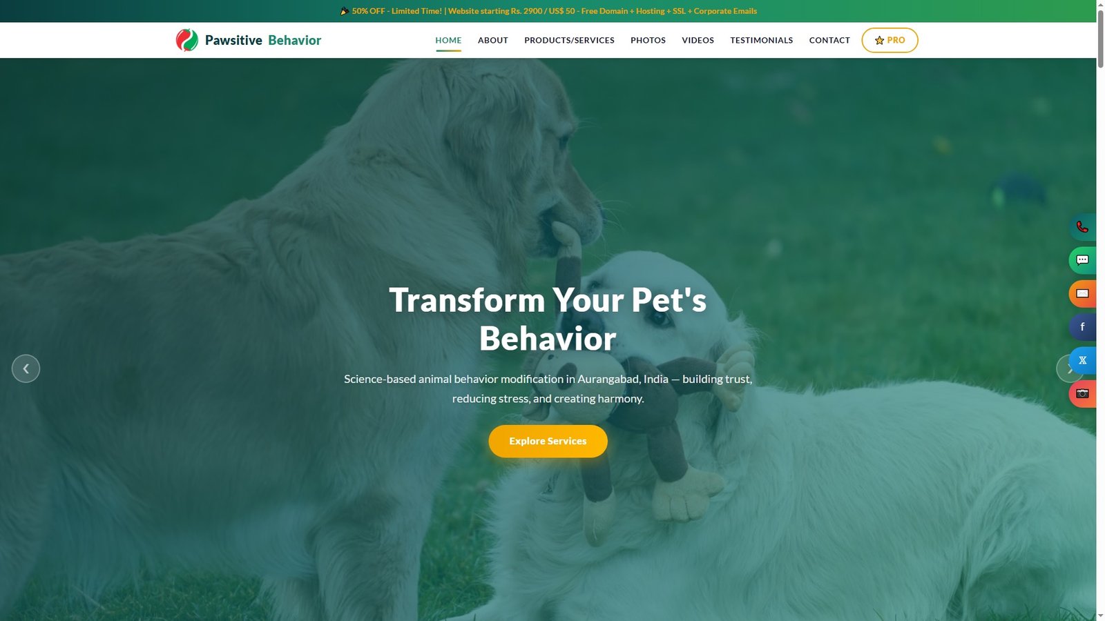 Animal Behavior Modification