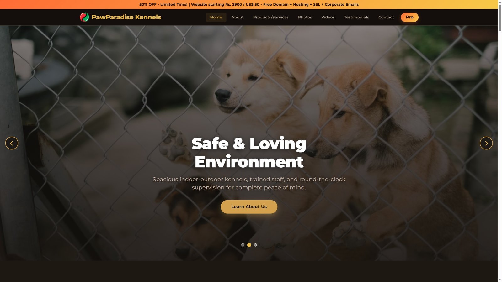 Dog Boarding Kennels