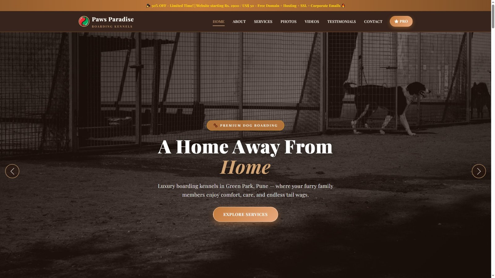 Dog Boarding Kennels