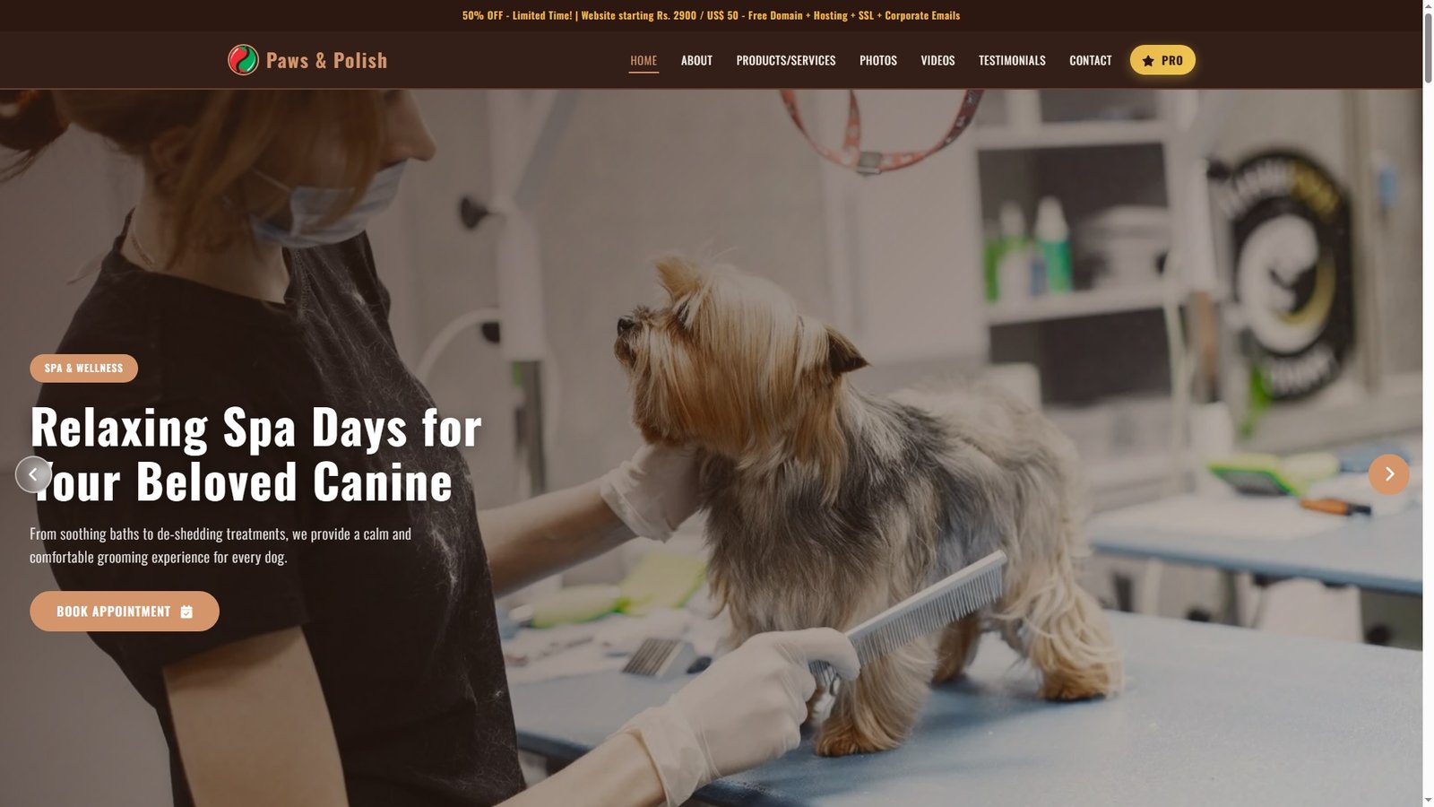 Dog Grooming Services