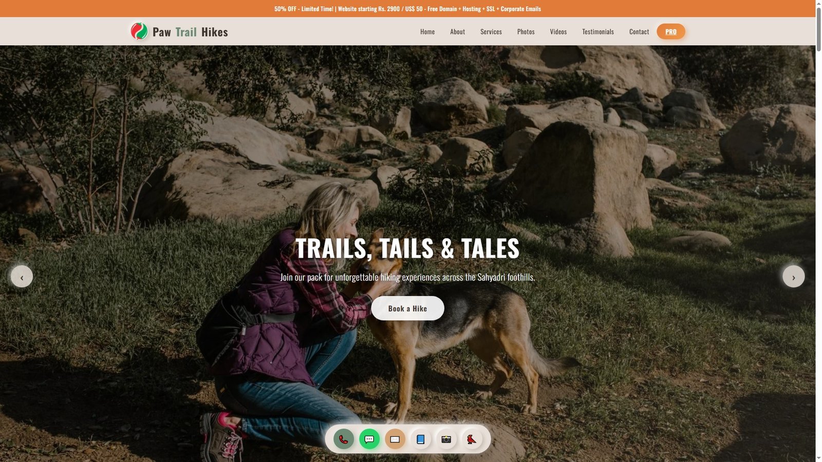 Dog Hiking Services