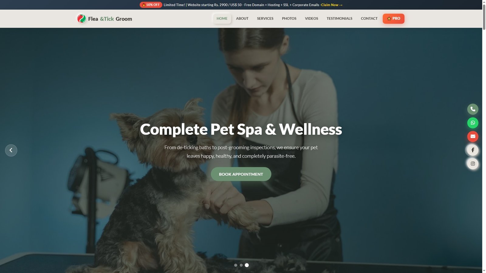Flea and Tick Grooming Services