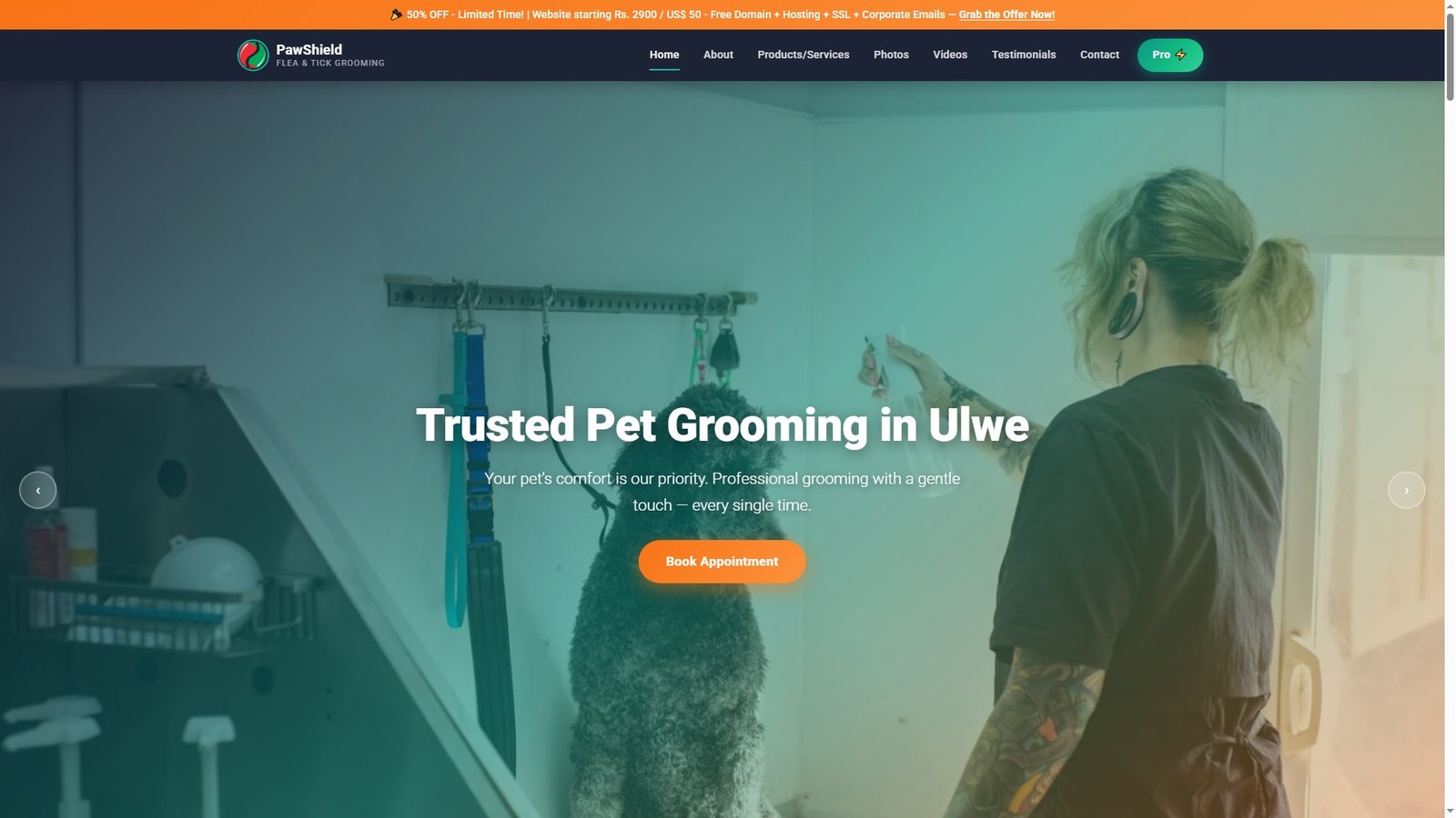 Flea and Tick Grooming Services