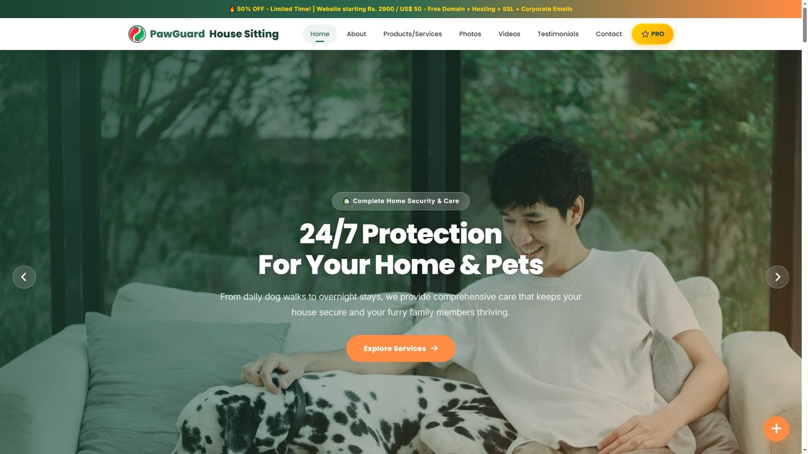 House Sitting With Pet Care