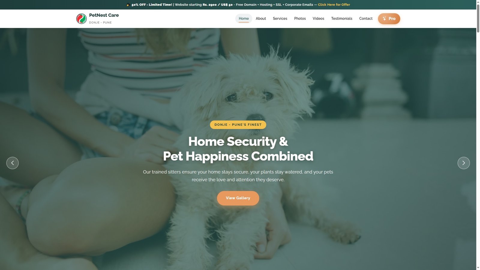 House Sitting With Pet Care
