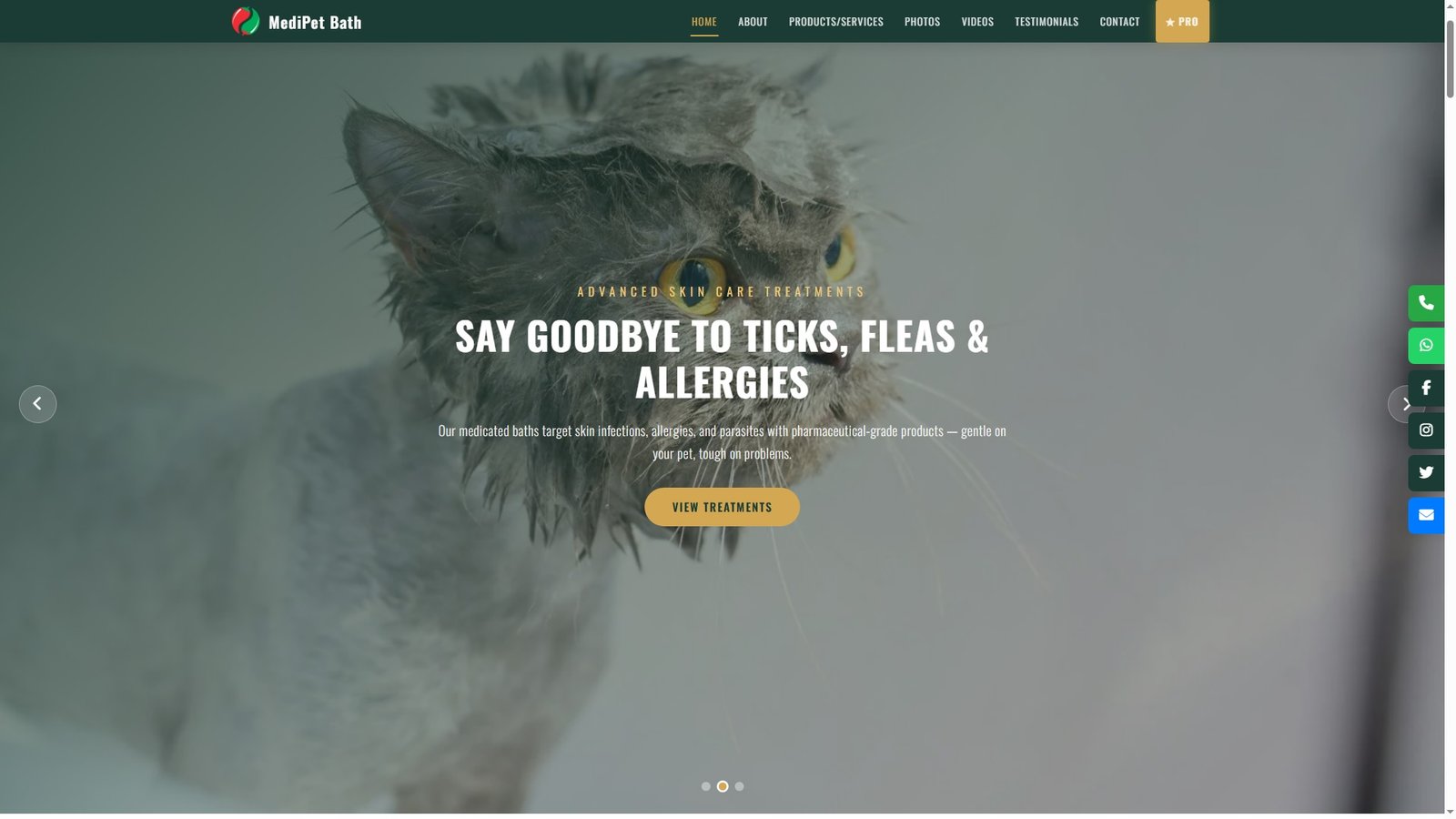 Medicated Pet Bath Services