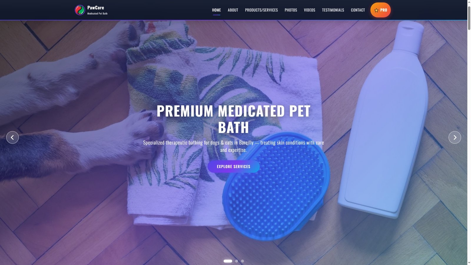 Medicated Pet Bath Services