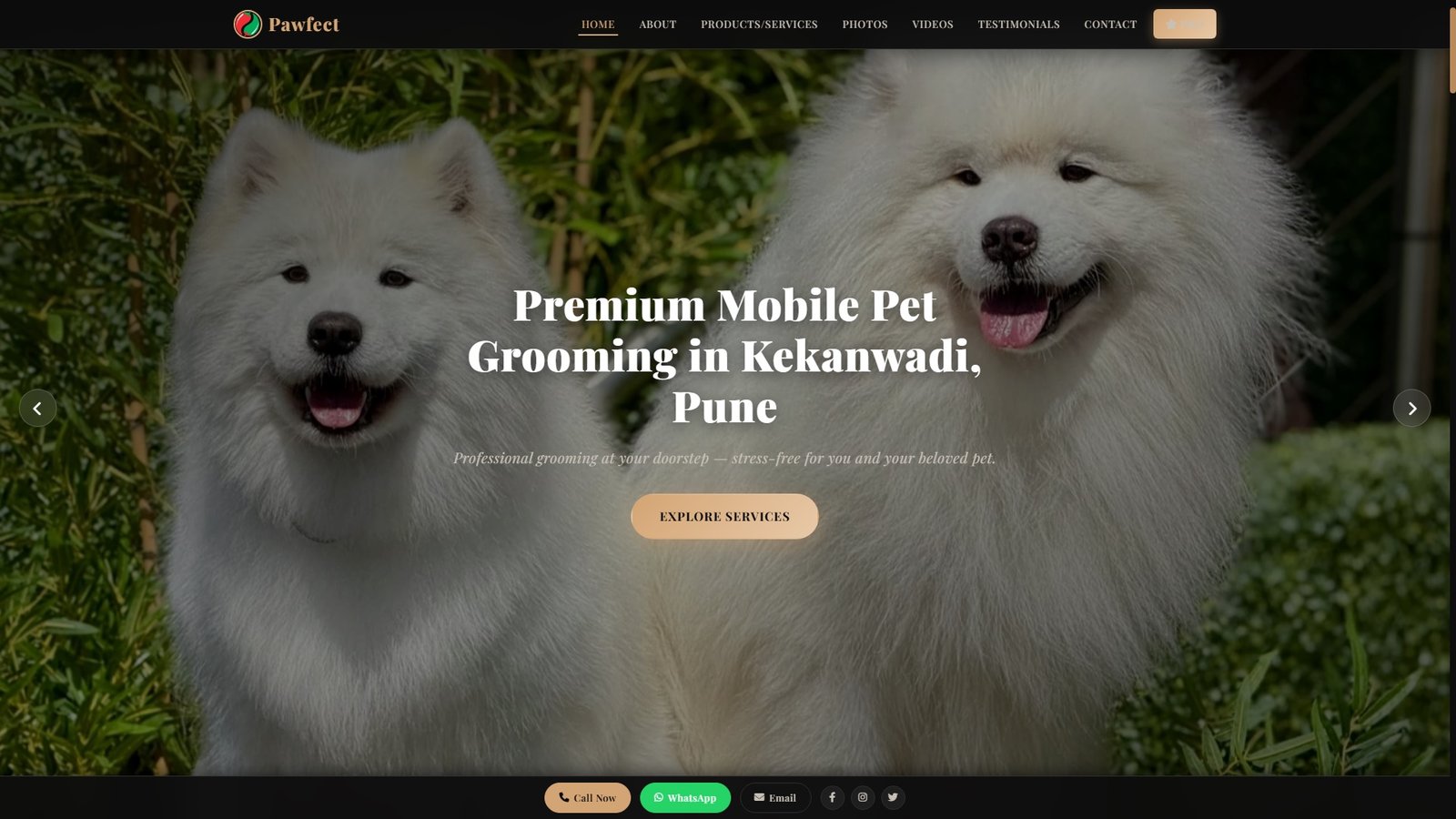 Mobile Pet Grooming