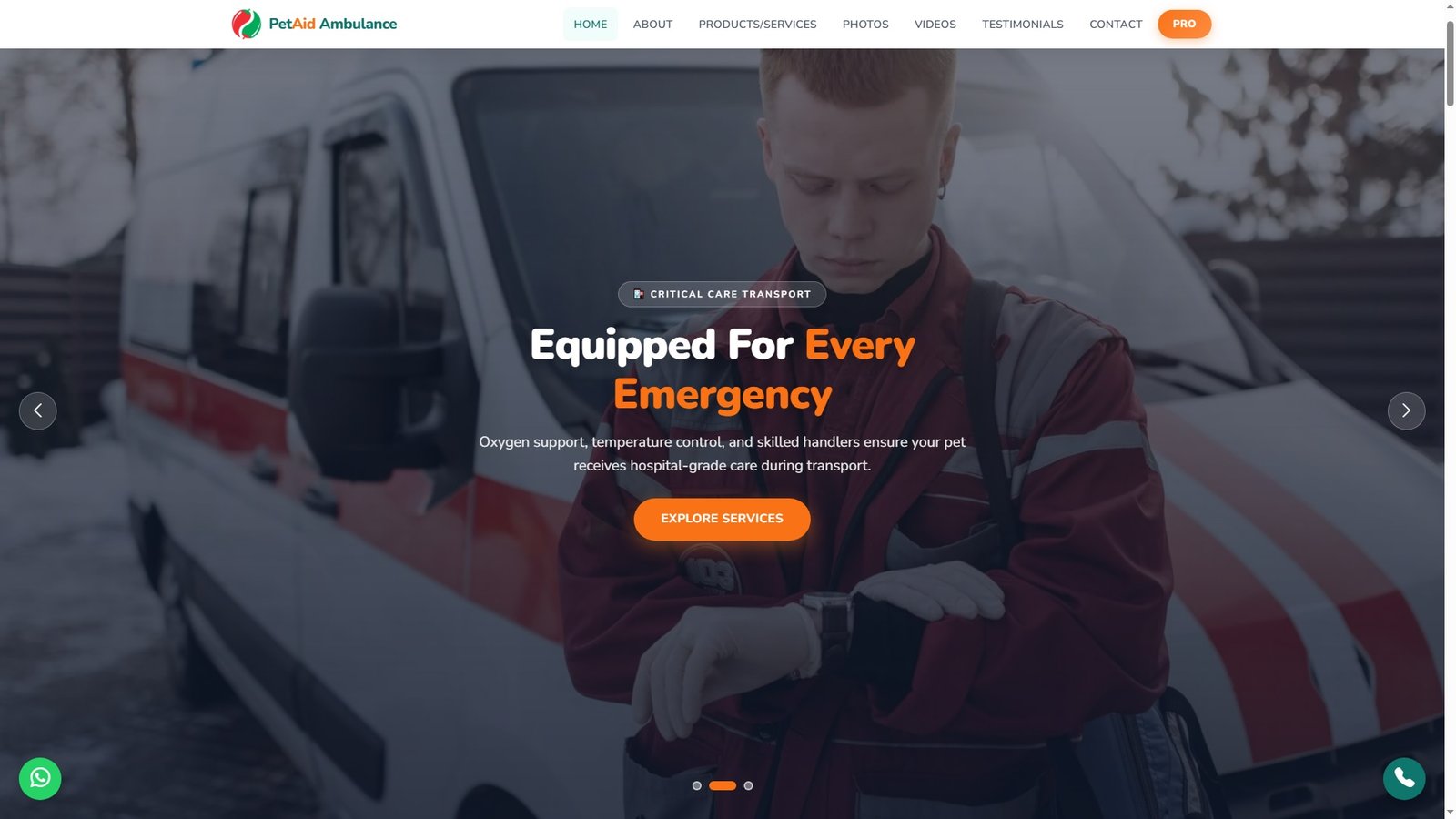 Pet Ambulance Services