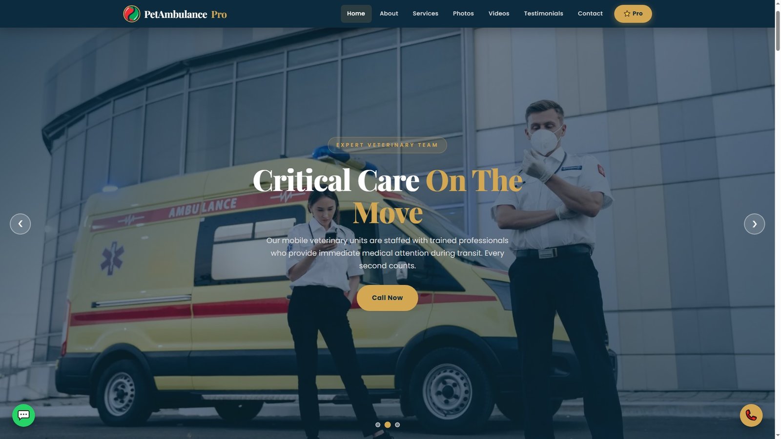 Pet Ambulance Services