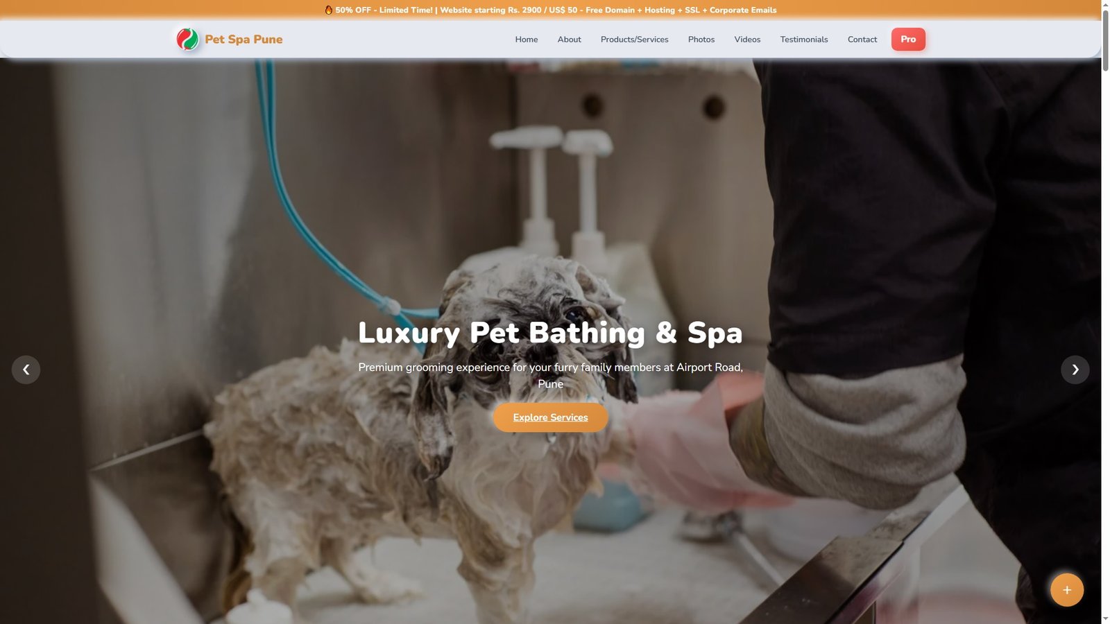 Pet Bathing Services