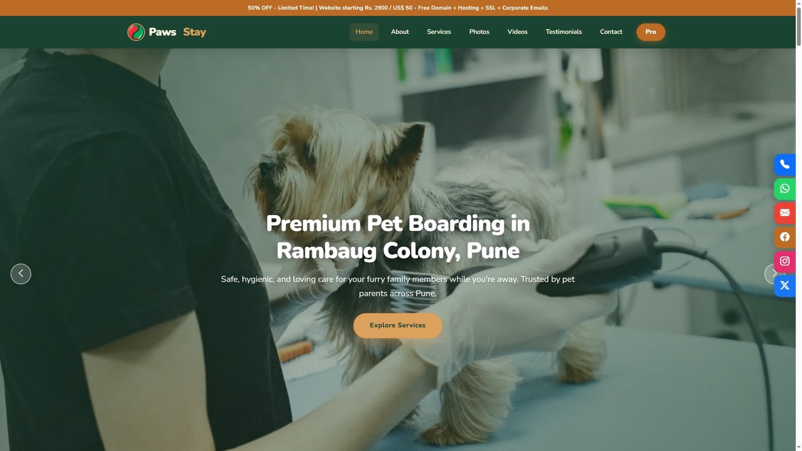 Pet Boarding Facilities