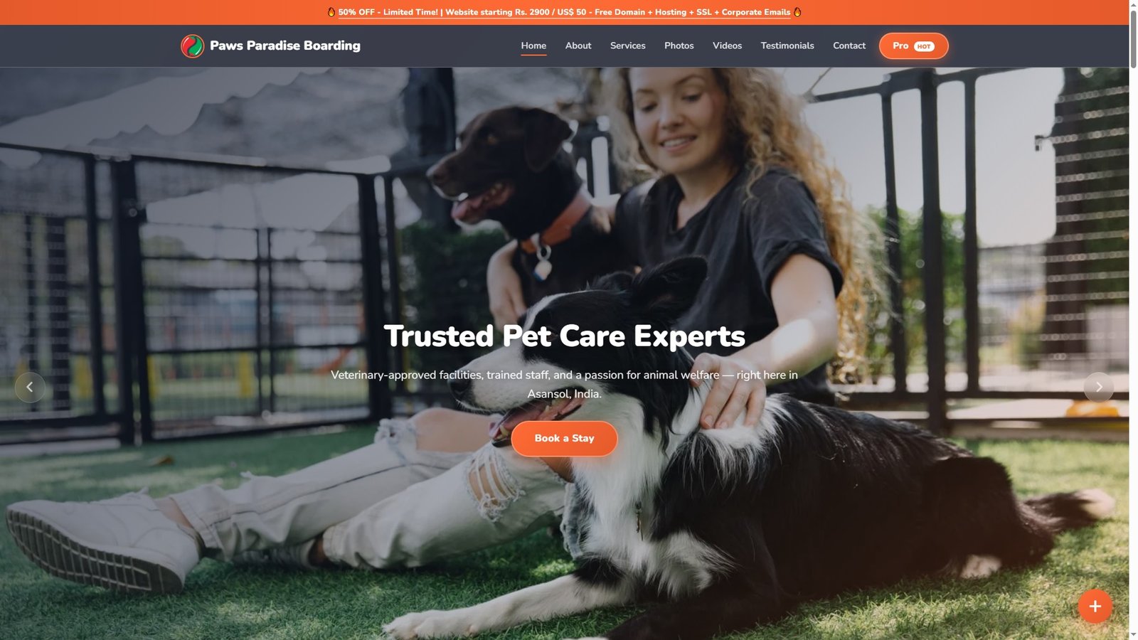 Pet Boarding Facilities
