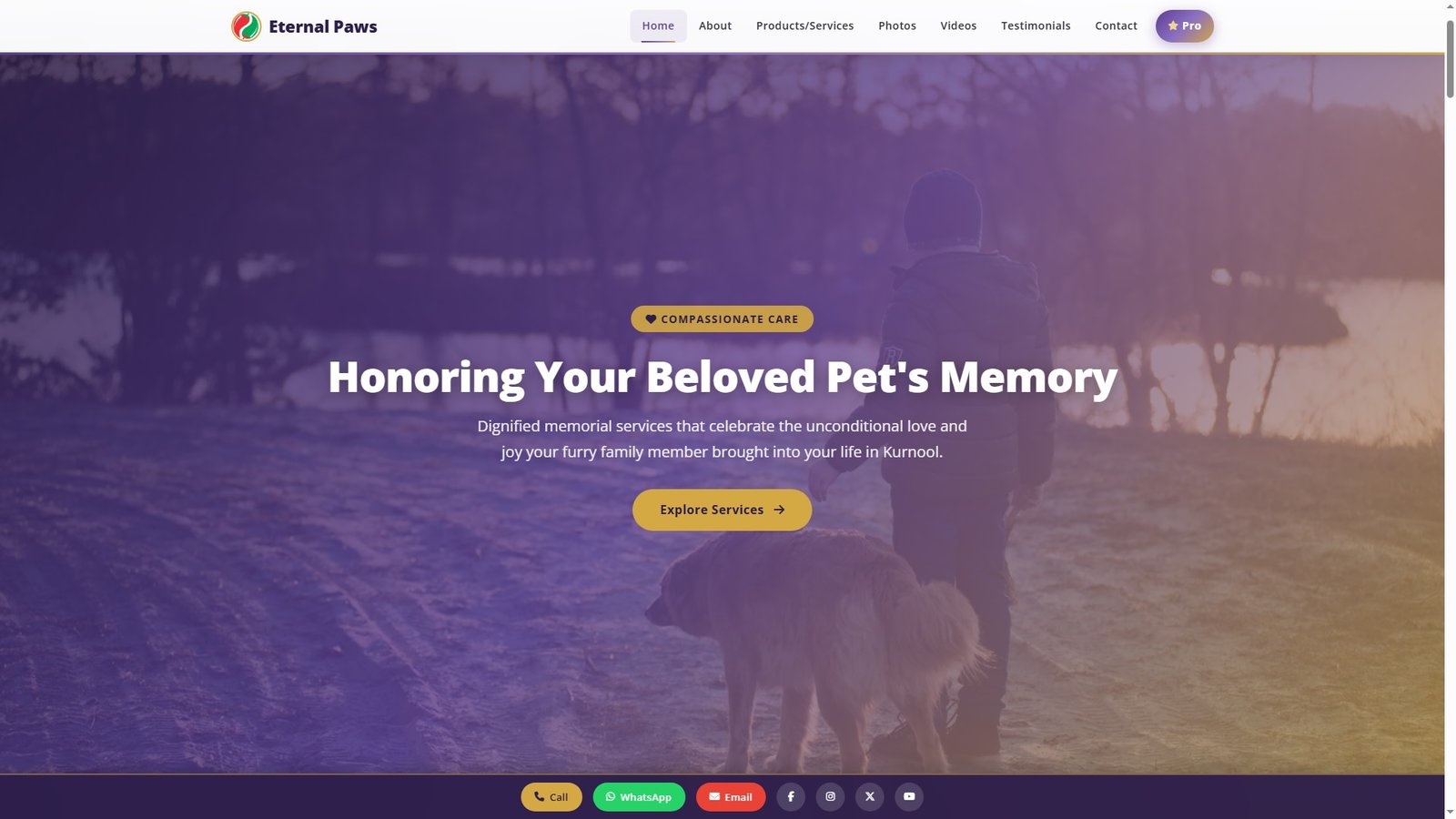 Pet Memorial Services