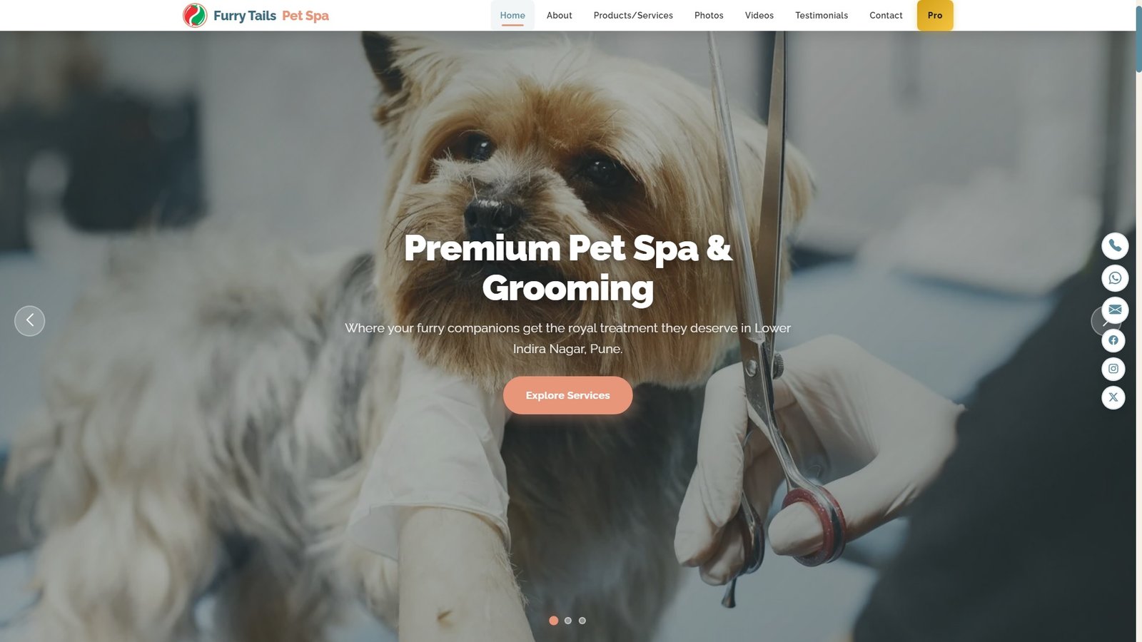Pet Spa Services