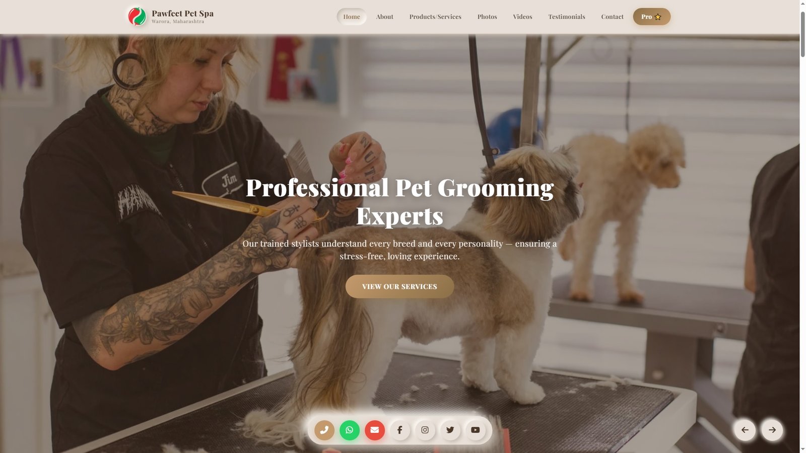 Pet Spa Services