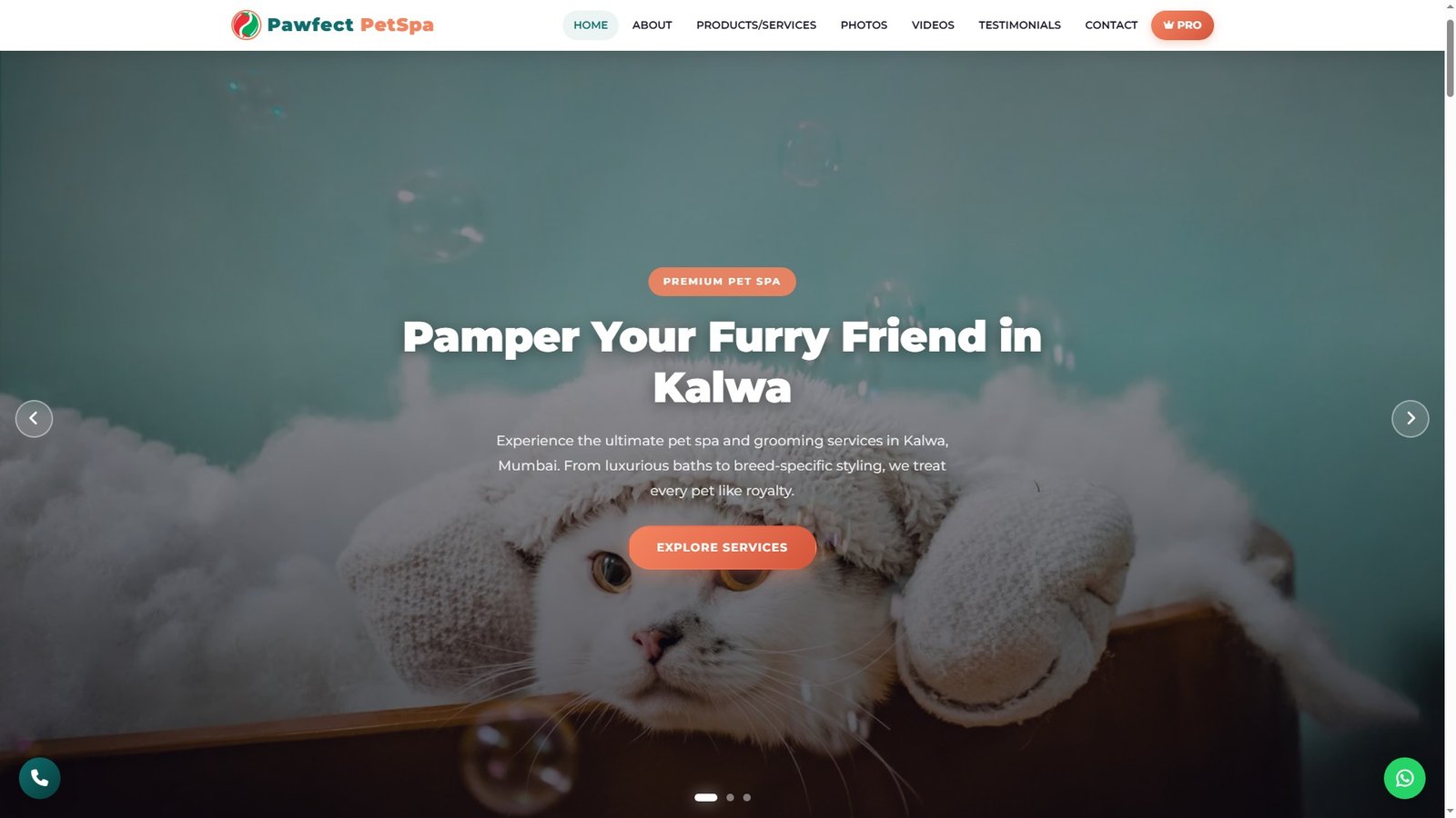 Pet Spa Services
