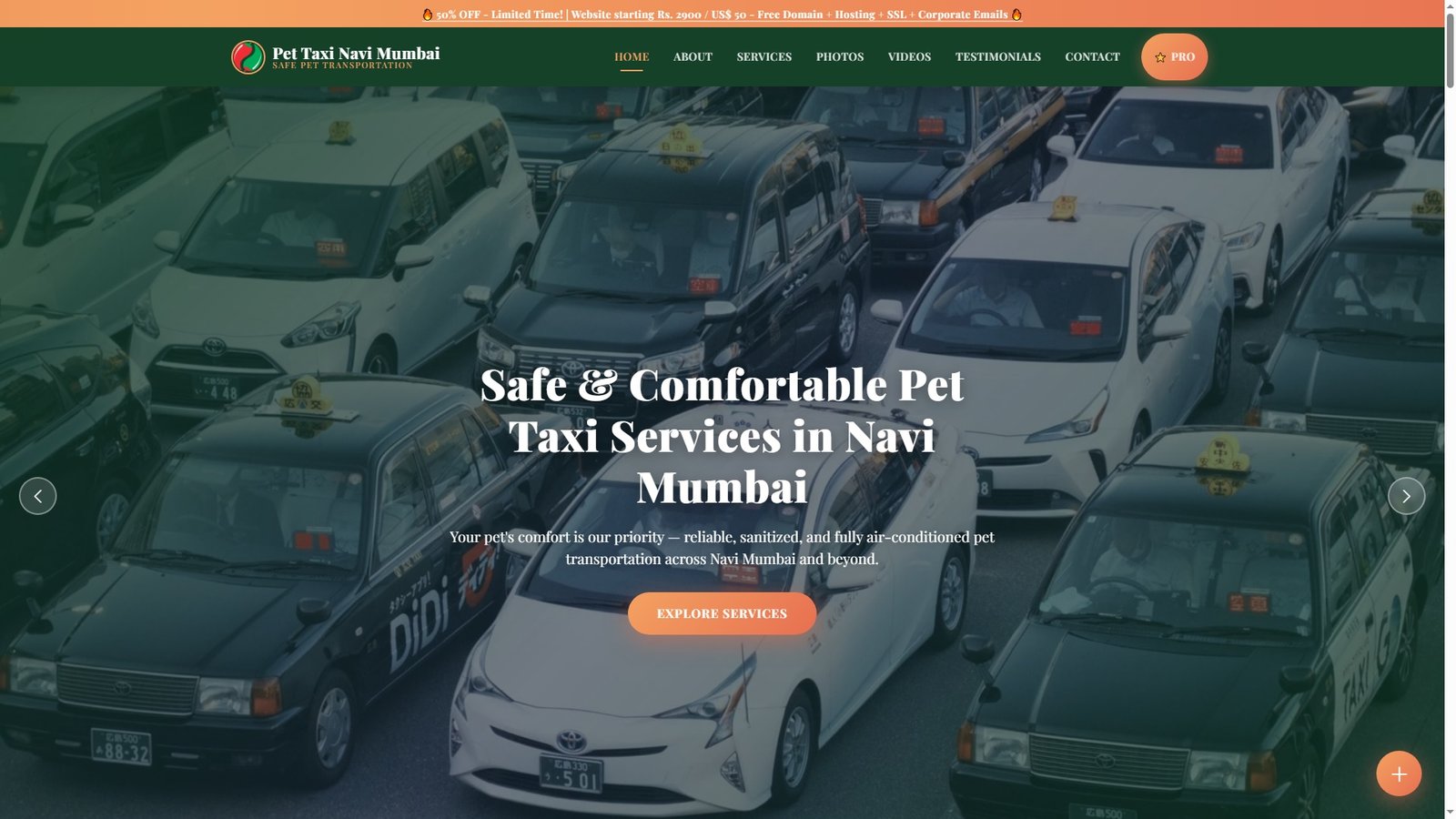 Pet Taxi Services