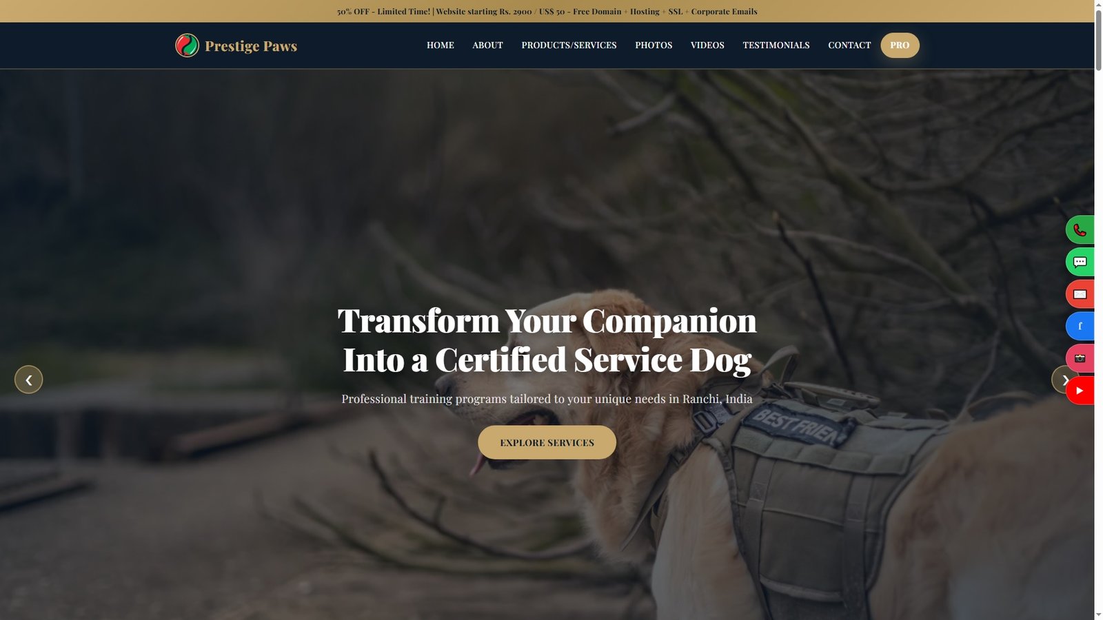 Service Dog Training