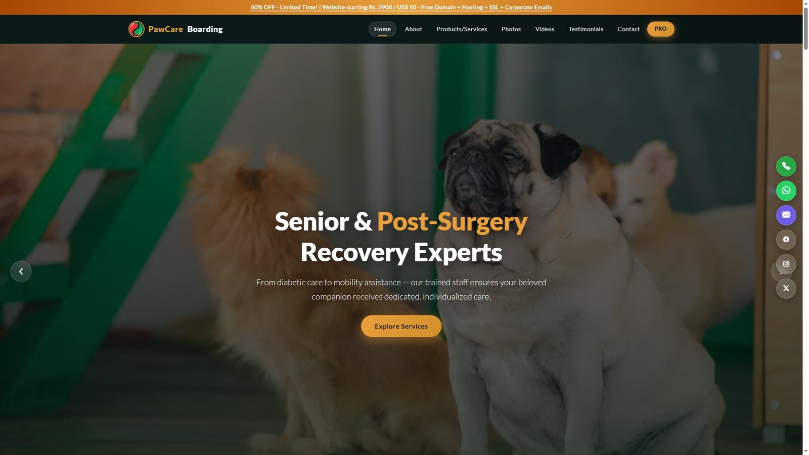 Special Needs Pet Boarding