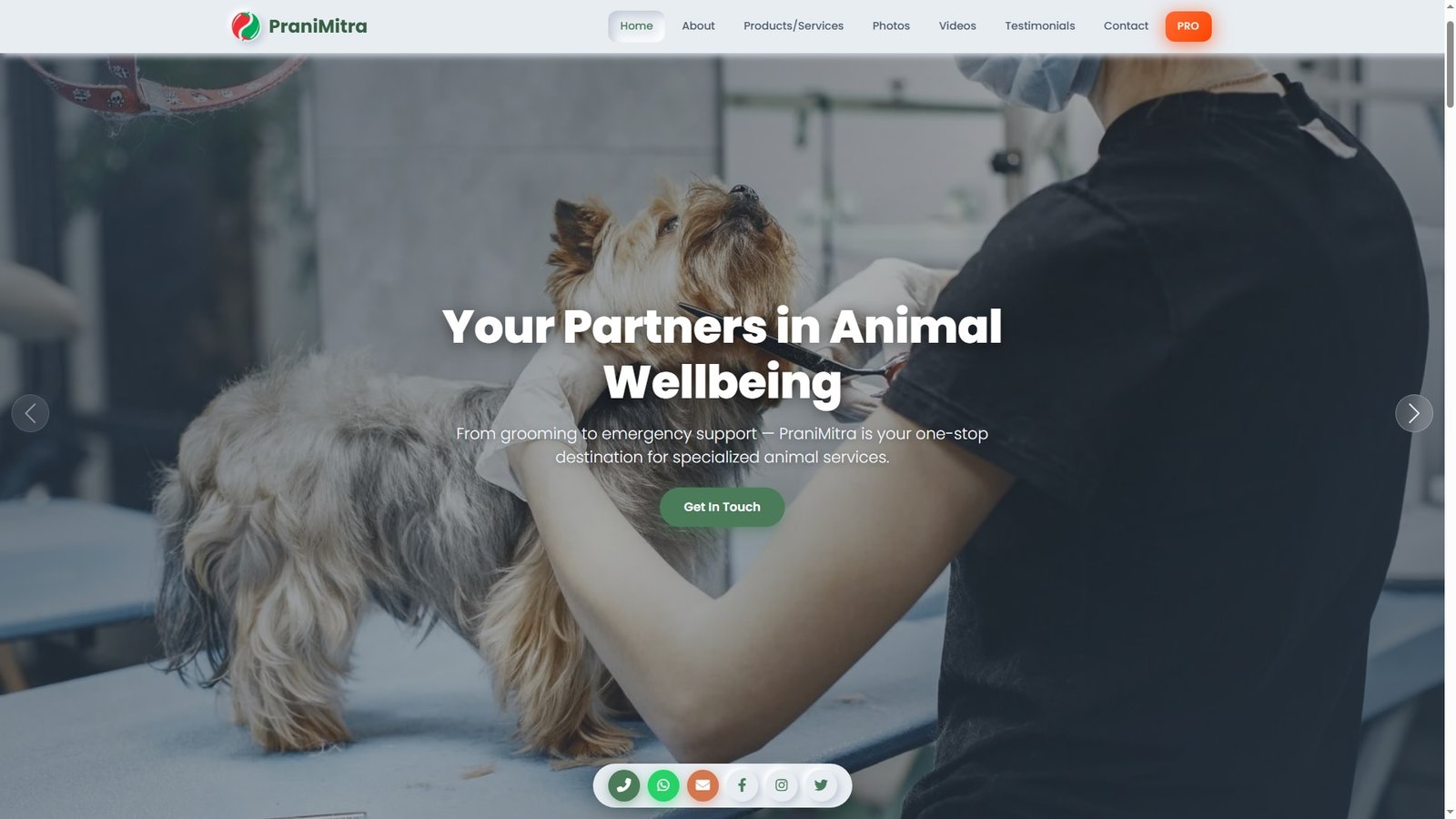 Specialized and Other Animal Services