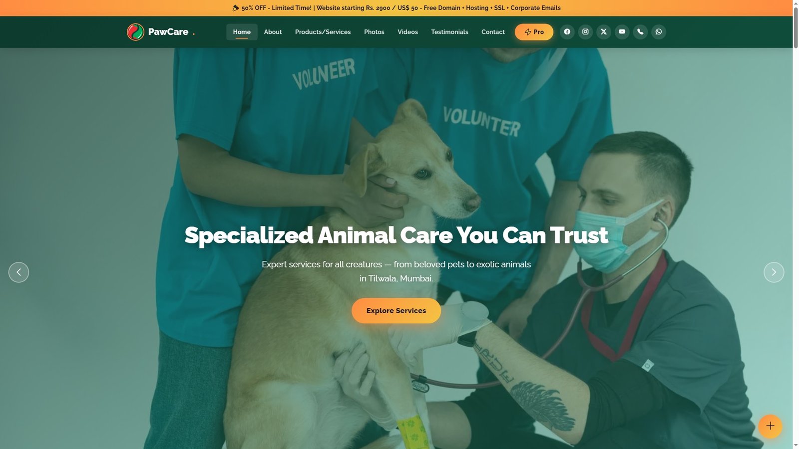 Specialized and Other Animal Services