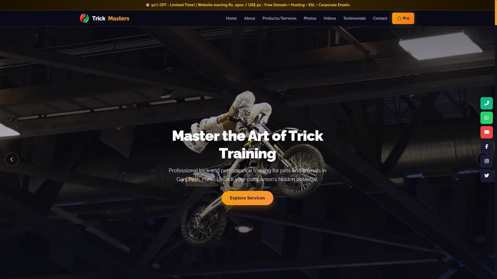 Trick and Performance Training