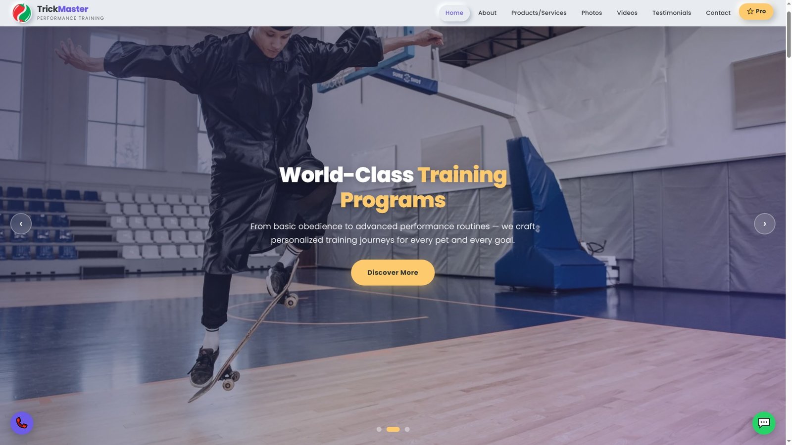 Trick and Performance Training