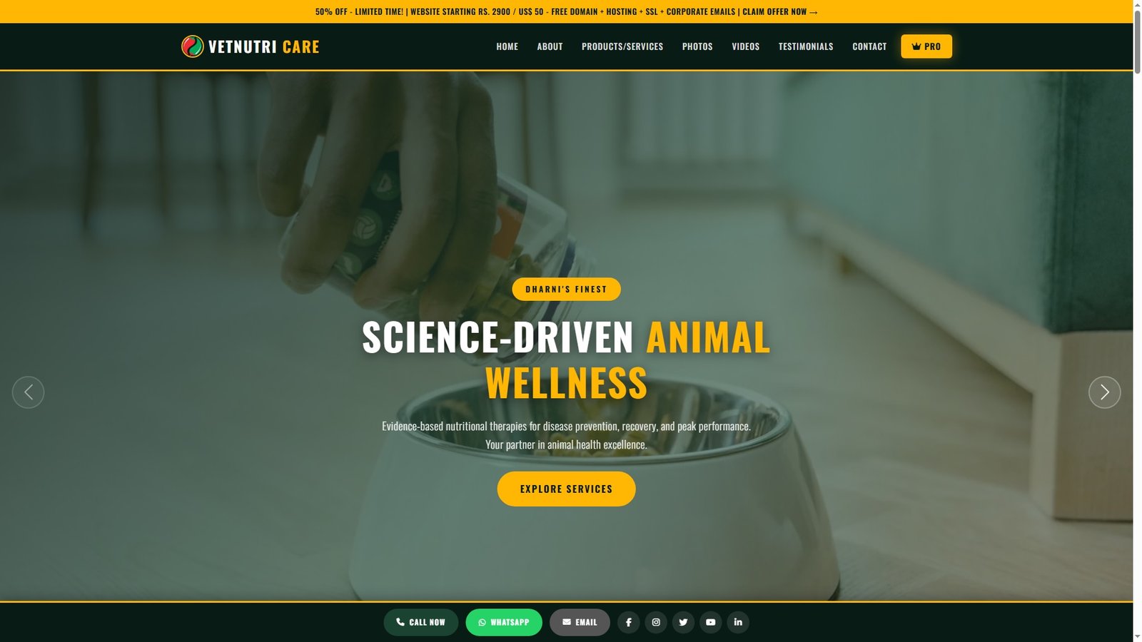 Veterinary Nutrition Services