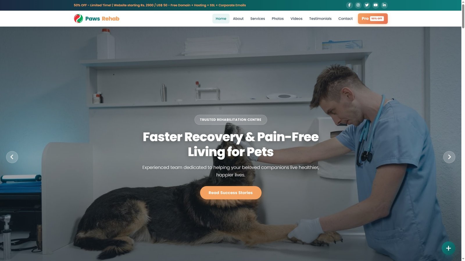 Veterinary Physiotherapy and Rehabilitation