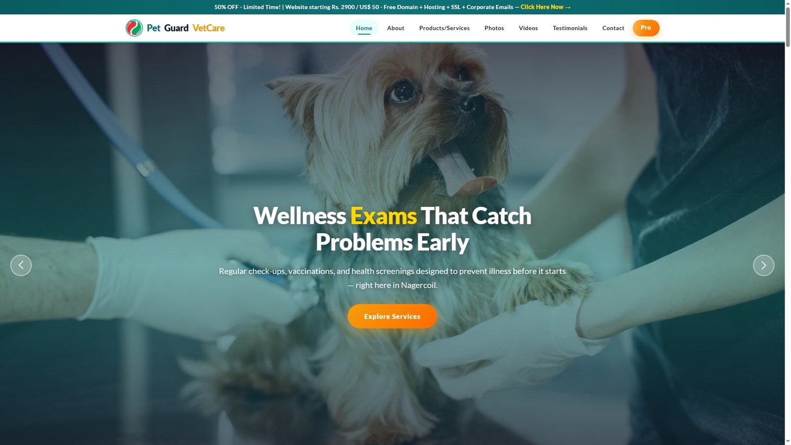 Veterinary Preventive Care Services
