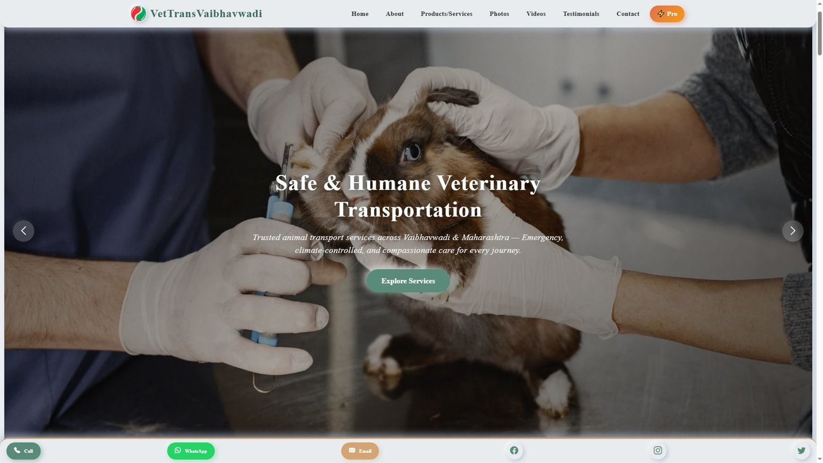 Veterinary Transportation