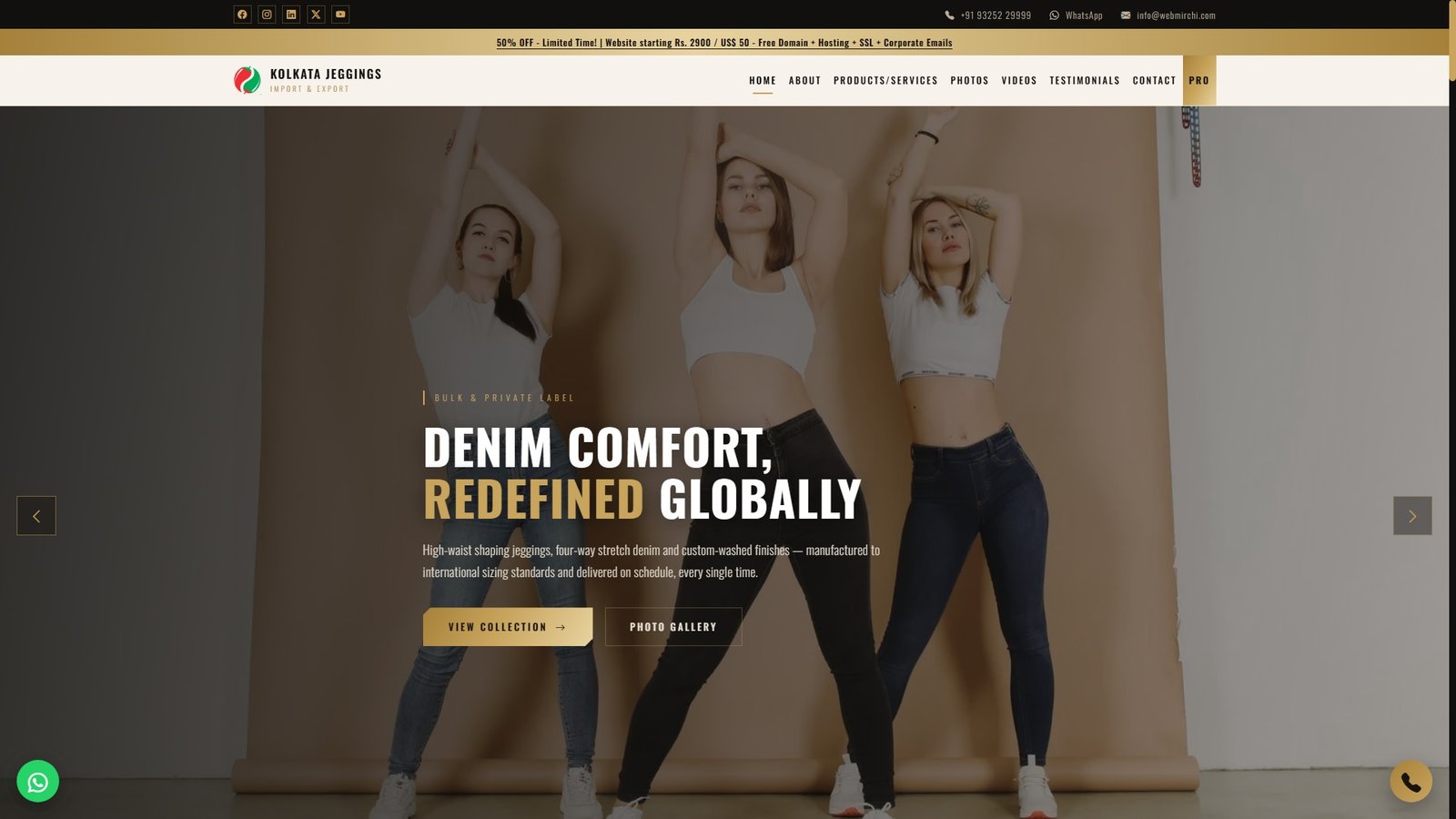 Jeggings Import Export