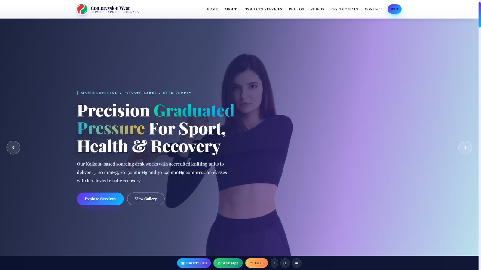 Compression Wear Import Export