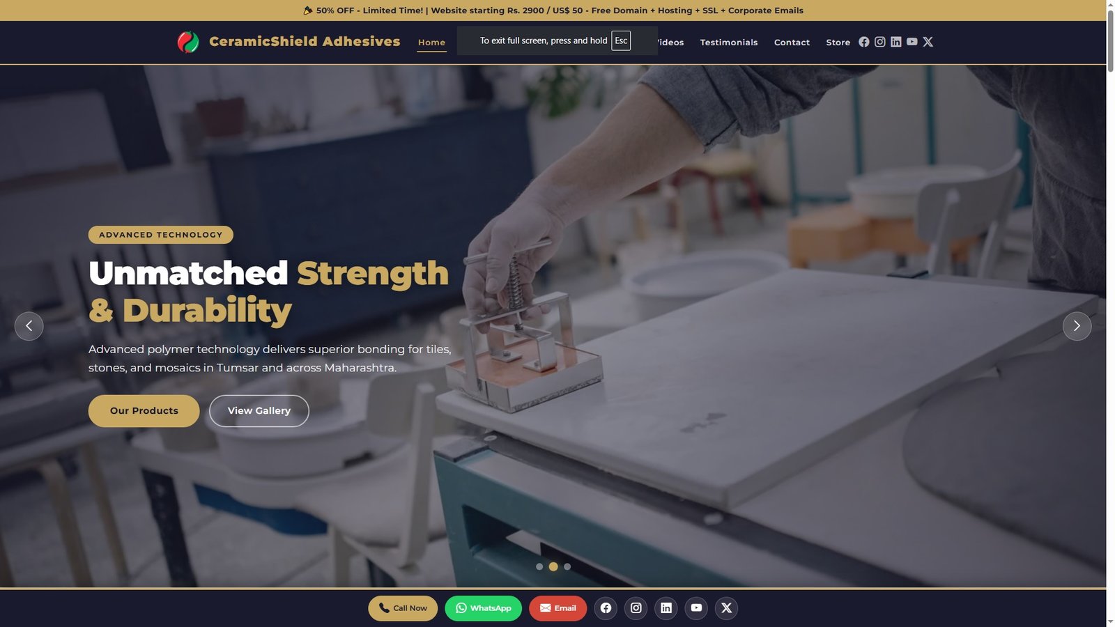 Ceramic Adhesives