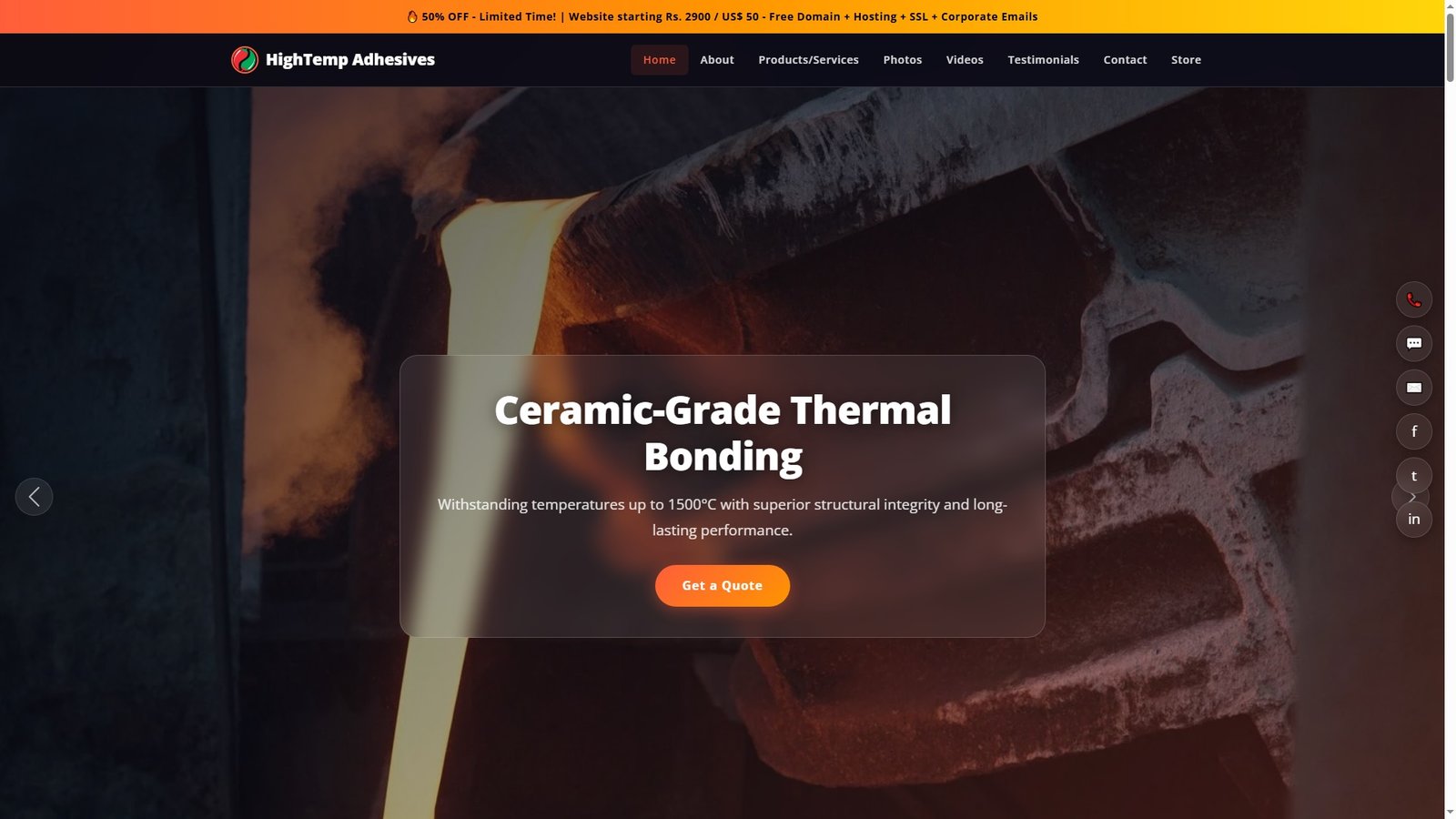 High Temperature Adhesives