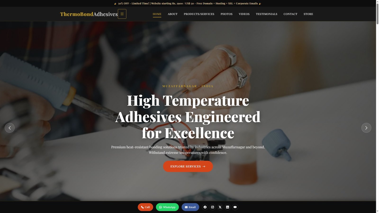 High Temperature Adhesives