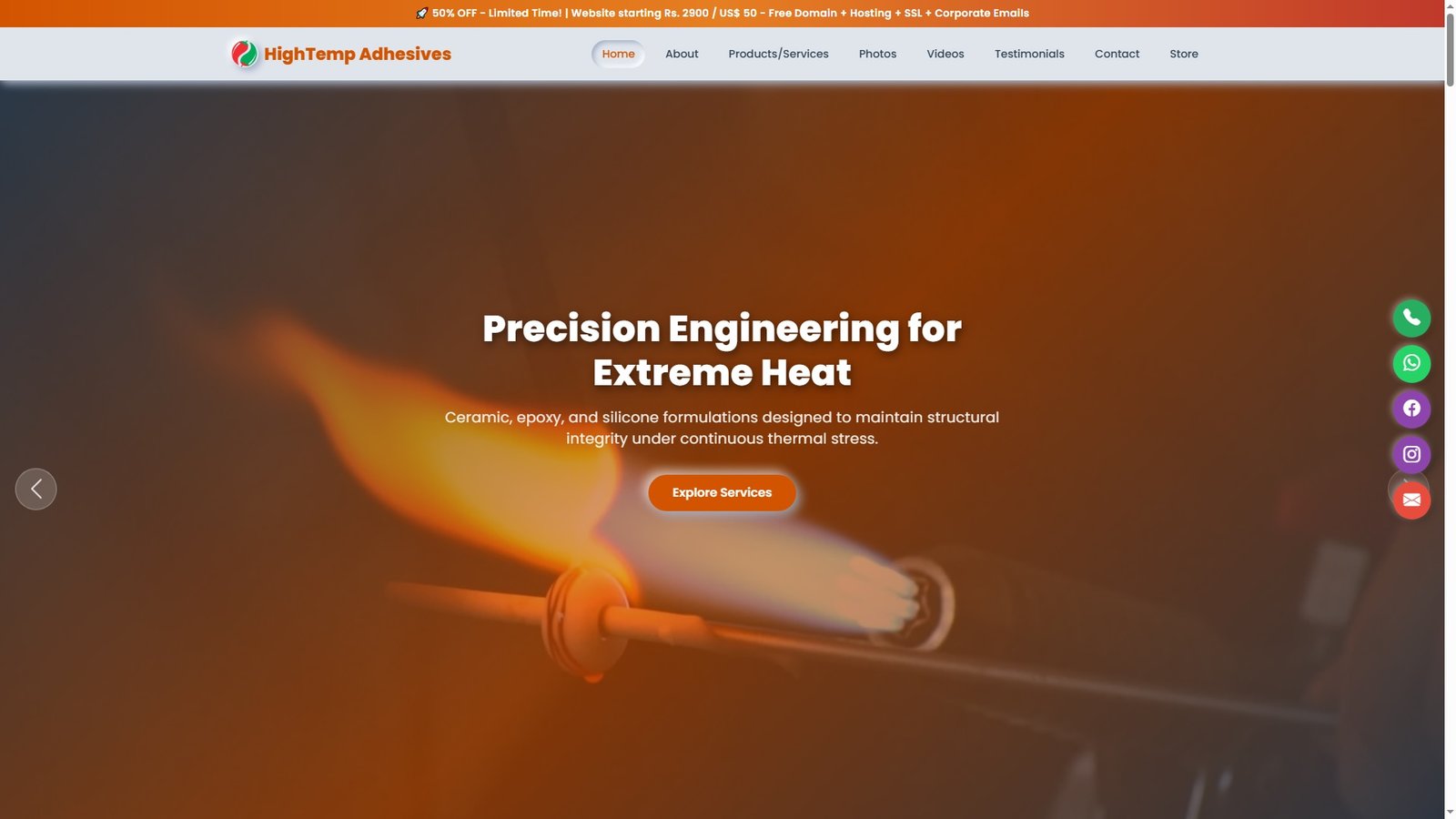 High Temperature Adhesives