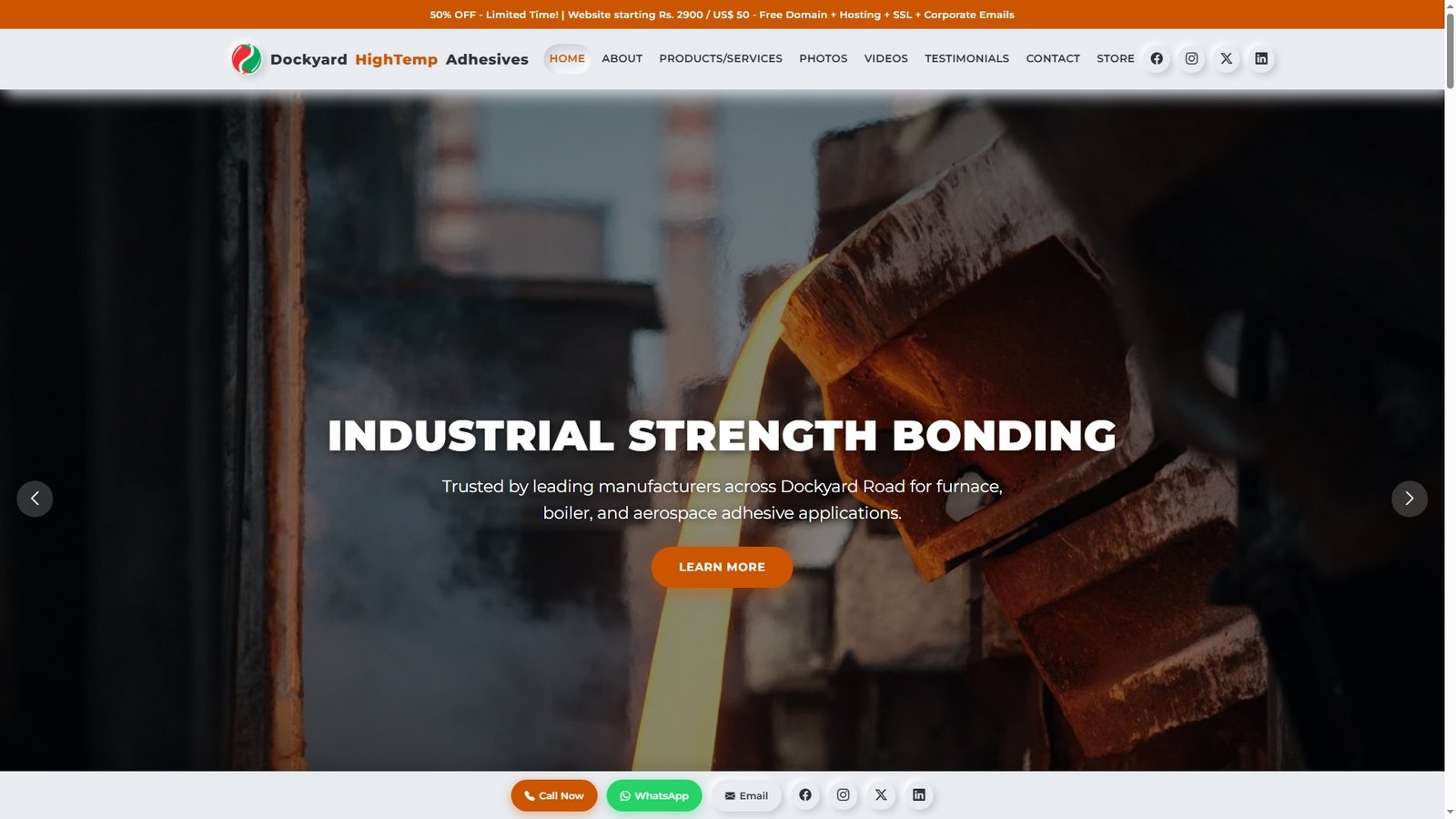 High Temperature Adhesives
