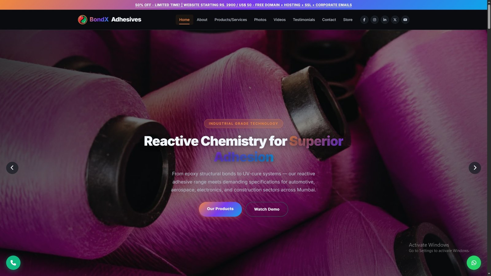 Reactive Adhesives